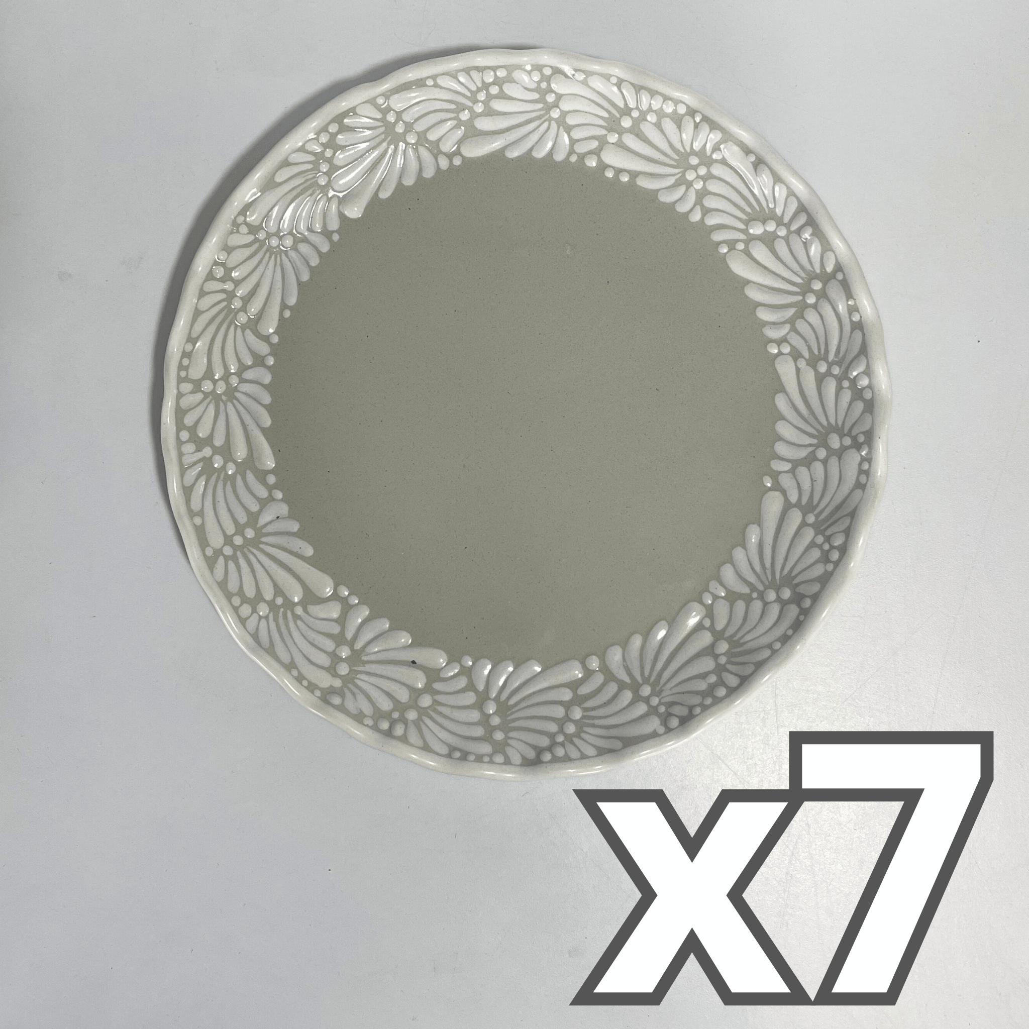 PLATO ONDULADO FONDO TRADICIONAL MIK CENEFA BLANCO