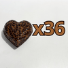 ALHAJERO GRANDE FORMA DE CORAZON FONDO CAFE MIK CAFE CHOCOLATE