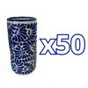 VASOS PARA JARRA FONDO TRADICIONAL MIK AZUL COBALTO