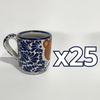 TAZA RECTA ESTANDAR FONDO TRADICIONAL MIK AZUL COBALTO OSITO MOÑO