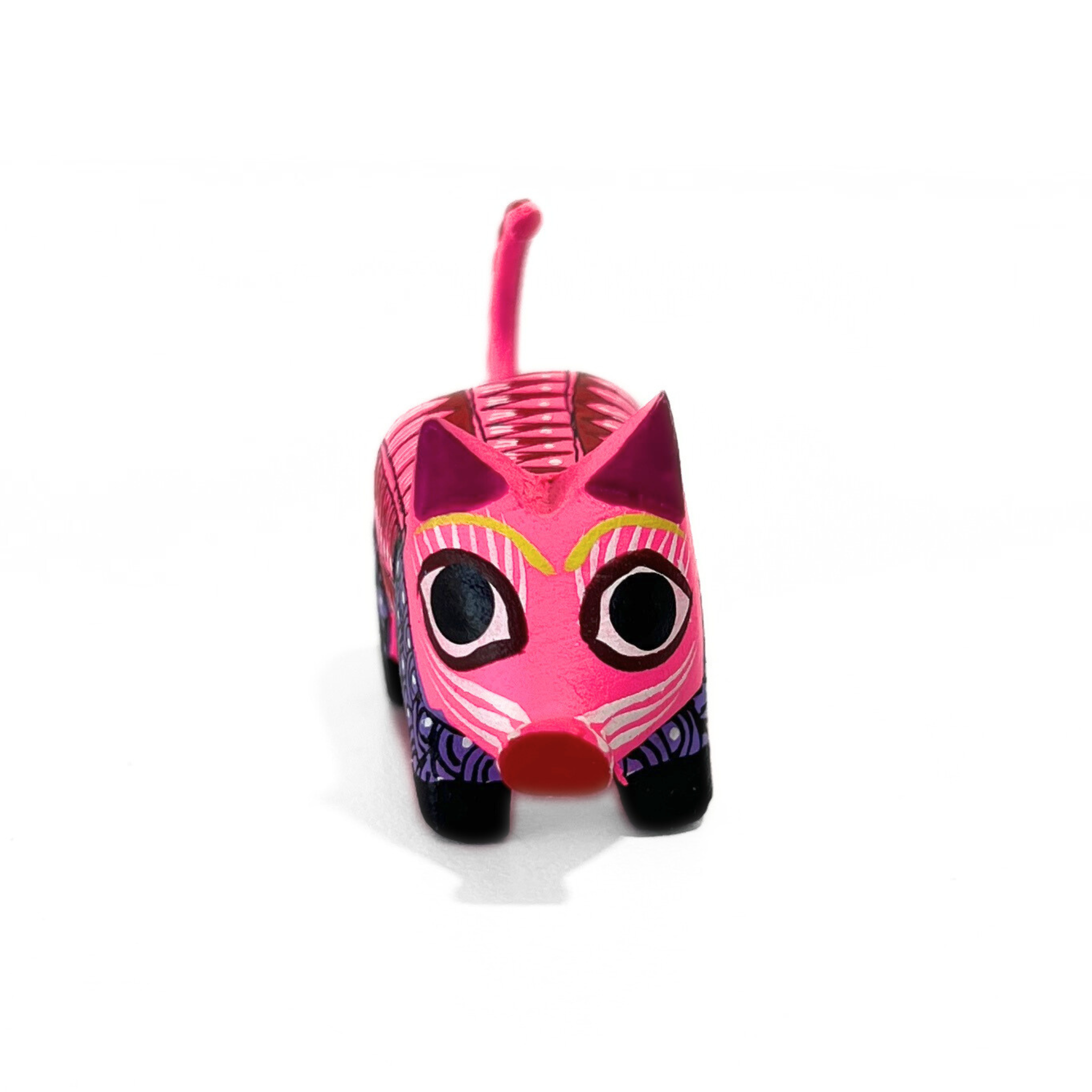 ALEBRIJE DE MADERA CERDITO ROSA