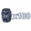 TEQUILERO BARRIL 8 CARACTERES FONDO TRADICIONAL MIK AZUL COBALTO INICIALES