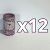 TEQUILERO PERSONALIZADO FONDO TRADICIONAL MIK MORADO INICIALES Y FECHA CON CORAZON