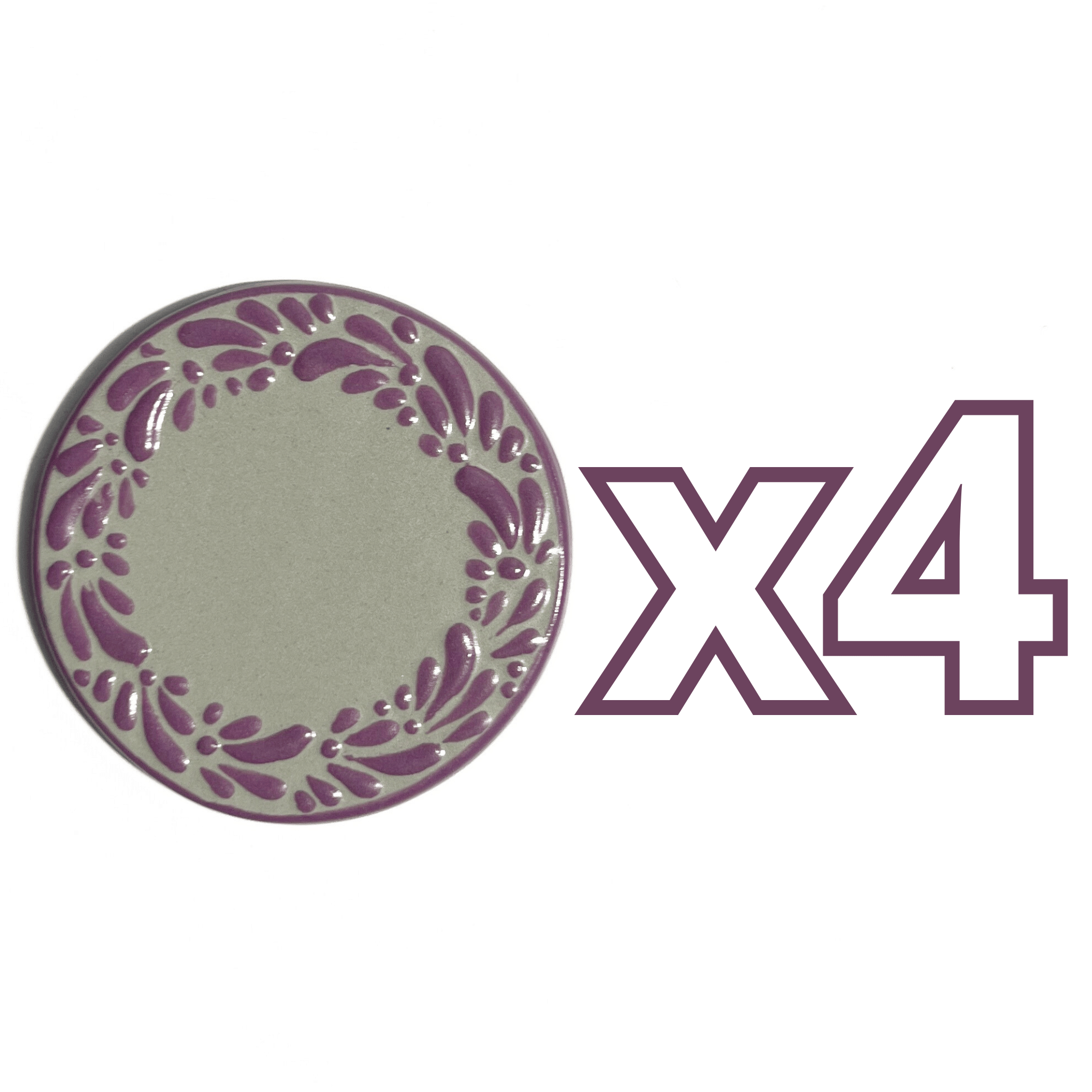 PORTA VASO FONDO TRADICIONAL MIK CENEFA MORADO