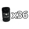 TEQUILERO PERSONALIZADO MIK SUPER BLACK INICIALES Y FECHA CON CORAZON