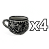 TAZA CHOCOLATERA MEDIANA FONDO TRADICIONAL MIK NEGRO