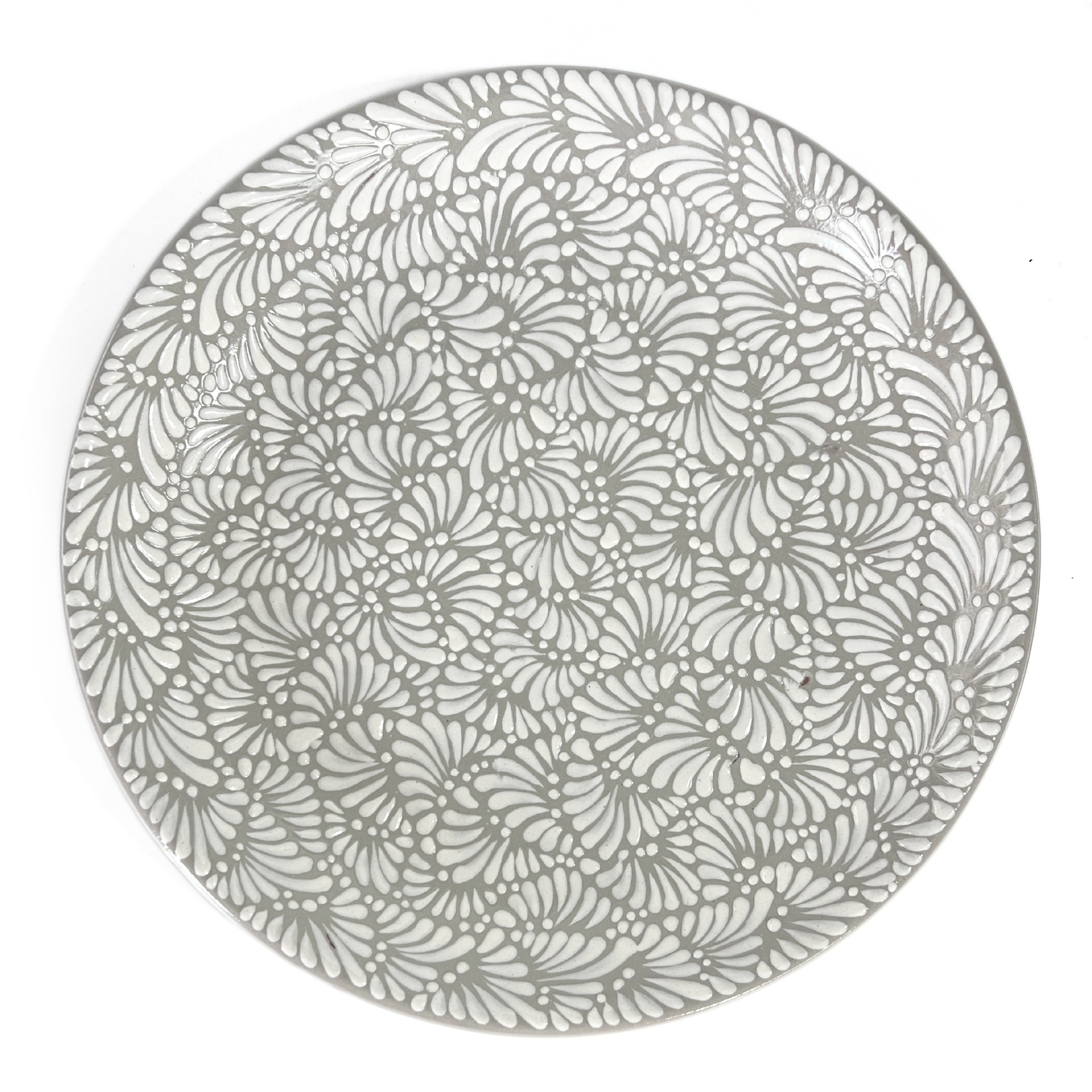 PLATON REDONDO 40 CM FONDO TRADICIONAL MIK BLANCO