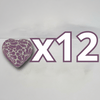 PAQUETE ALHAJERO CHICO FORMA DE CORAZON NO PERSONALIZADO FONDO BLANCO MIK MORADO
