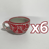 TAZA 300 ML FONDO TRADICIONAL MIK ROJO