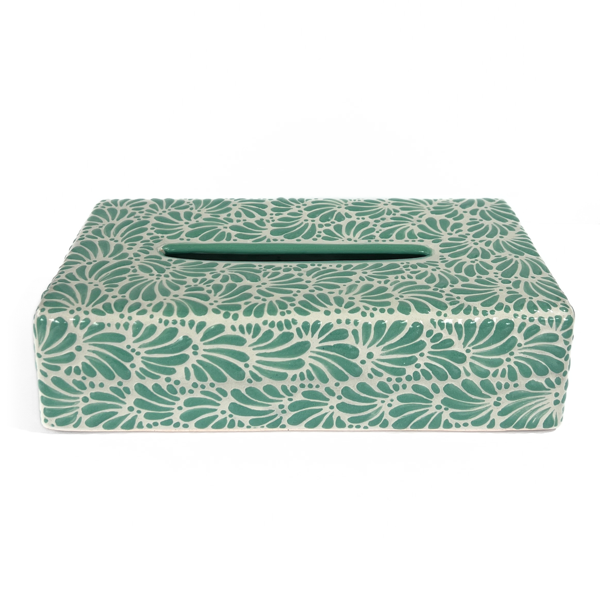 PORTA PAÑUELOS RECTANGULAR FONDO TRADICIONAL MIK MENTA