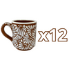 TAZA RECTA ESTANDAR FONDO CAFE MIK BLANCO