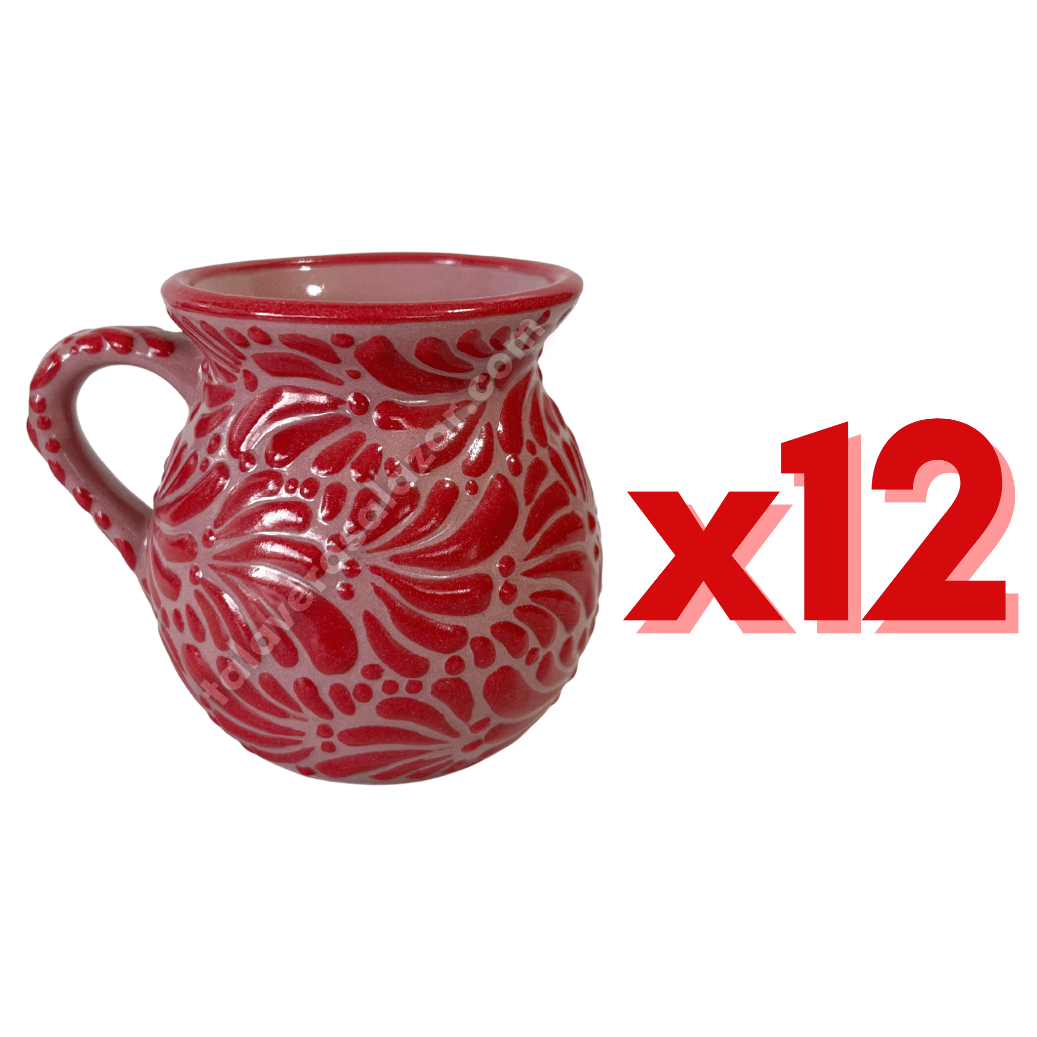 JARRO FONDO ROSA MIK ROJO