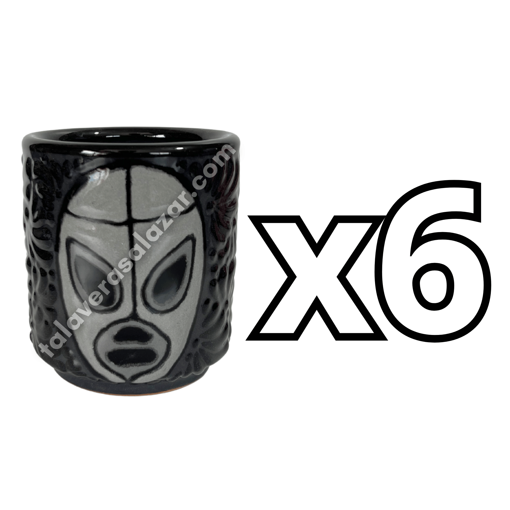 TAZA RECTA ESTANDAR MIK SUPER BLACK LUCHADOR