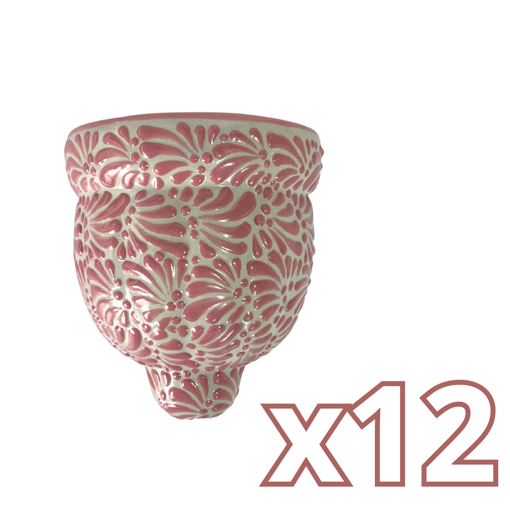 MACETA DE PARED GAJOS CHICA FONDO TRADICIONAL MIK ROSA