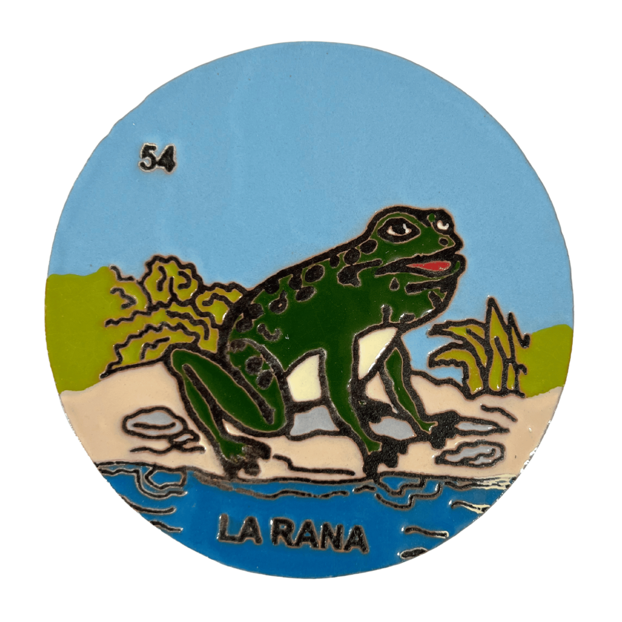 PORTAVASOS LOTERIA LA RANA