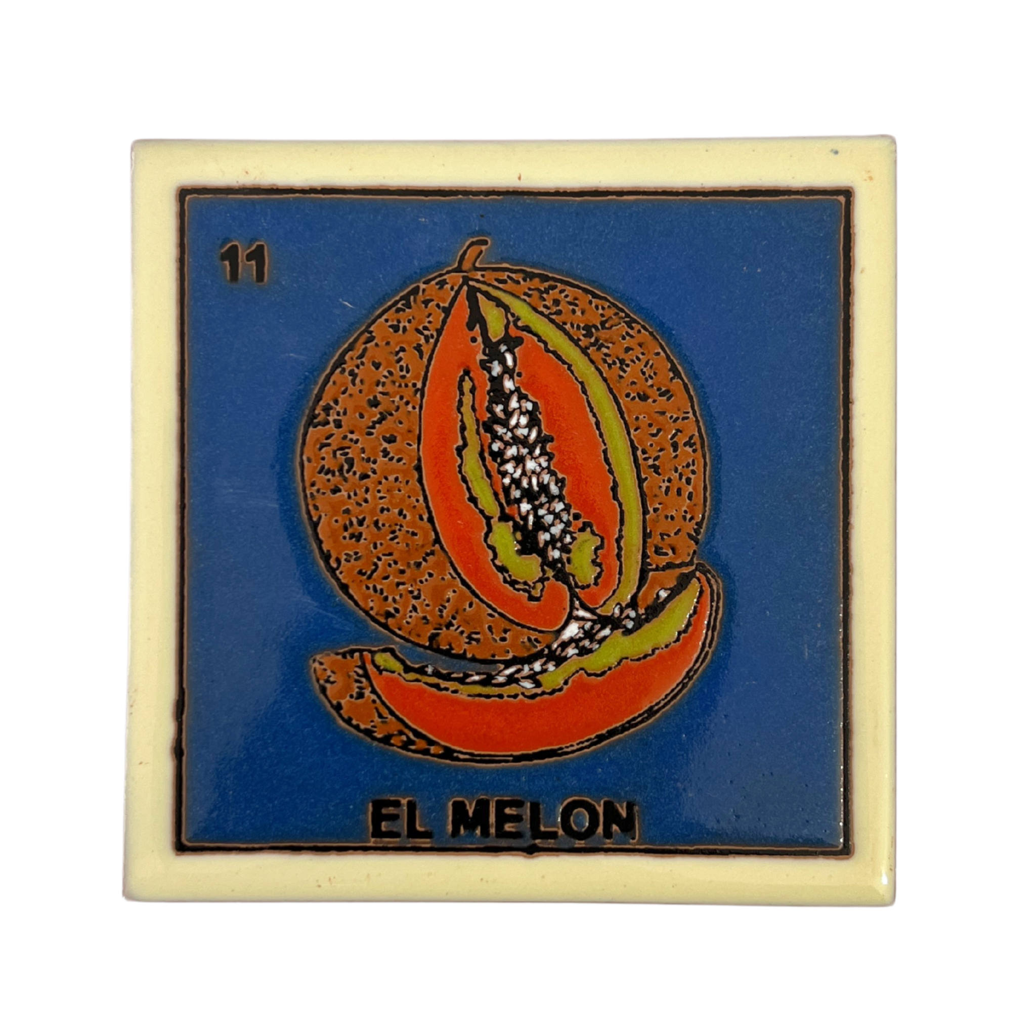 MOSAICO 10 CM LOTERIA EL MELON