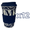 TERMO 15 CM SIN ASA FONDO TRADICIONAL MIK AZUL COBALTO INICIAL PERSONALIZADO