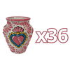 CANTARITO NO PERSONALIZADO FONDO TRADICIONAL MIK ROSA SAGRADO CORAZON ROSA
