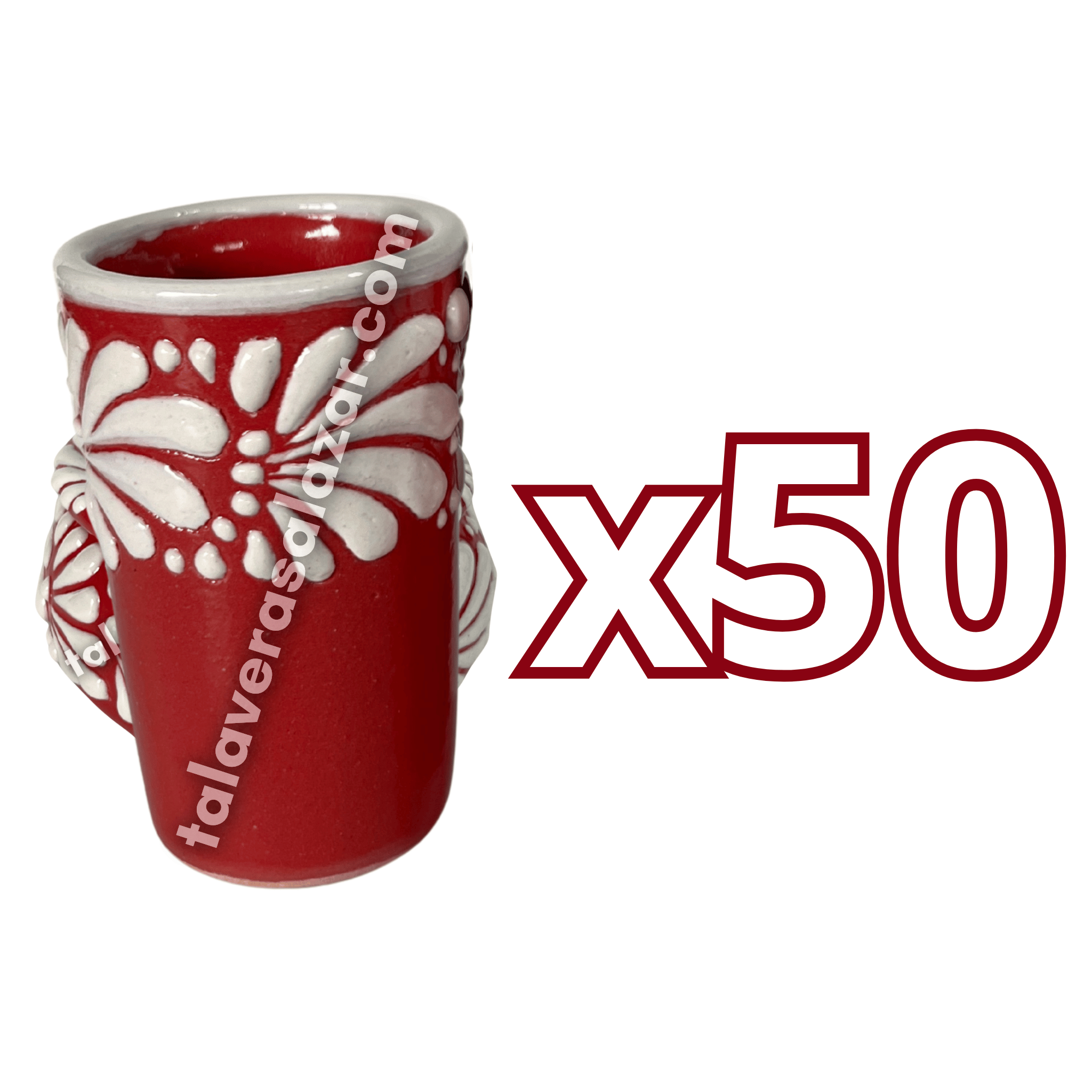 TEQUILERO NO PERSONALIZADO FONDO ROJO MIK CENEFA BLANCO