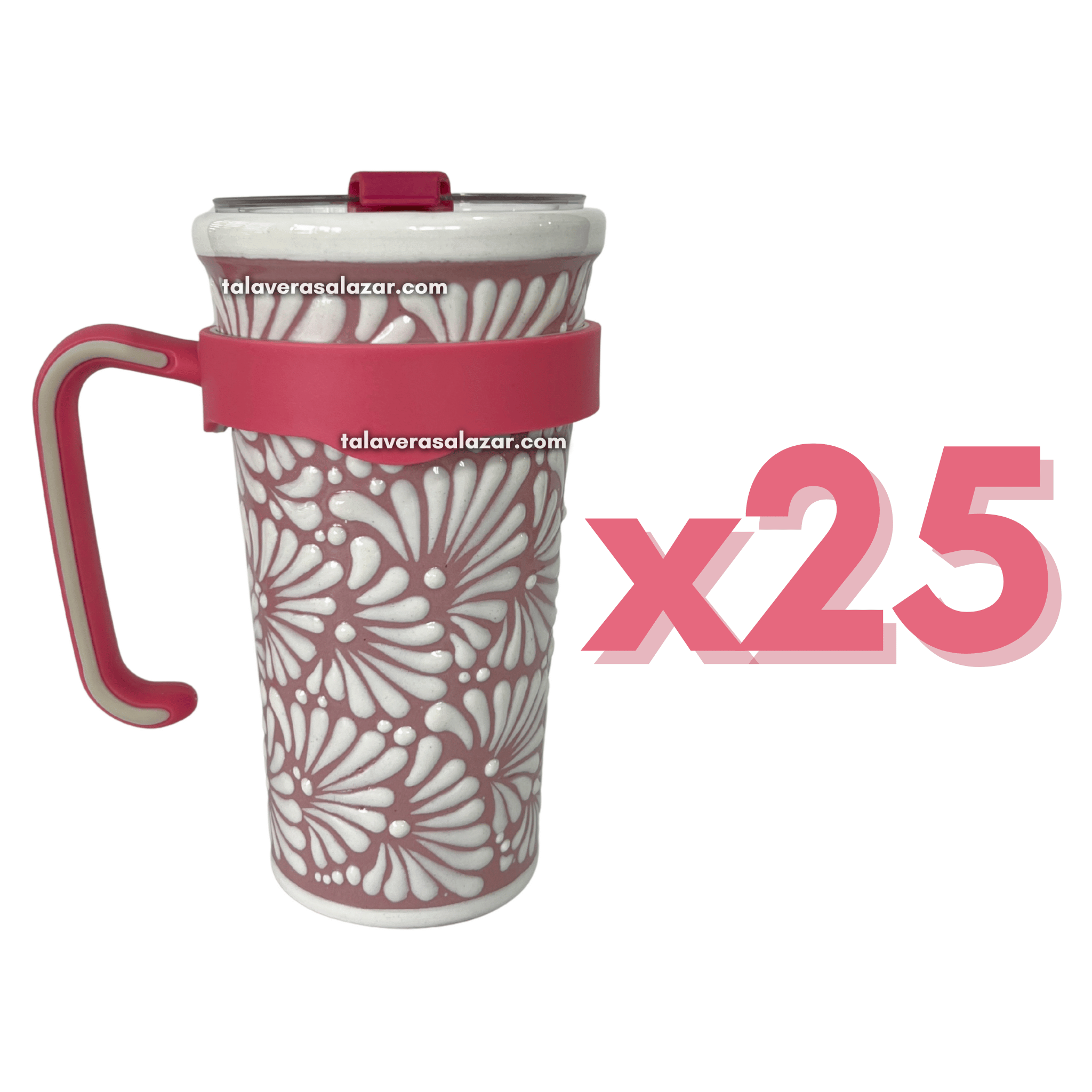 TERMO PRO ASA FONDO ROSA MIK BLANCO