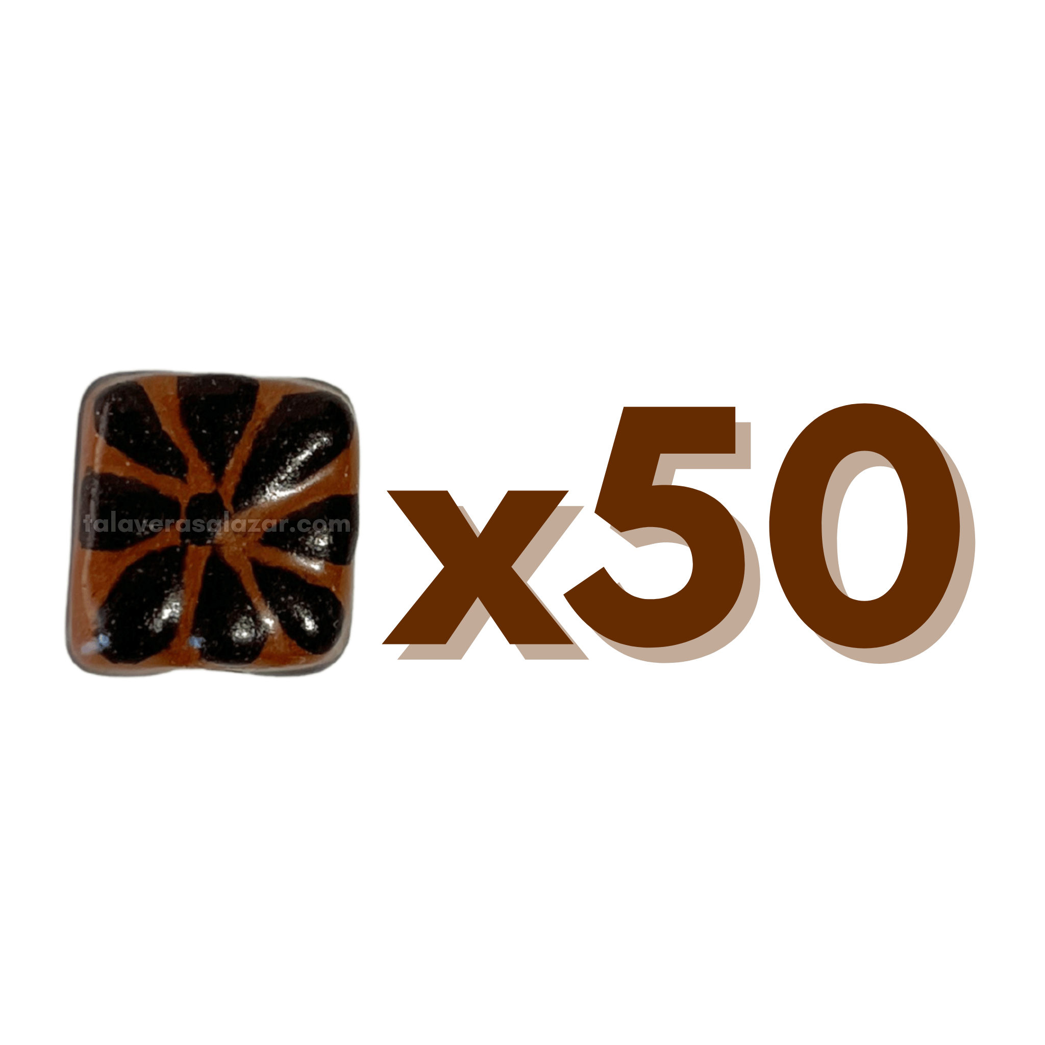 CUADRO PLANO 1.5 CM FONDO CAFE DECORADO CAFE CHOCOLATE