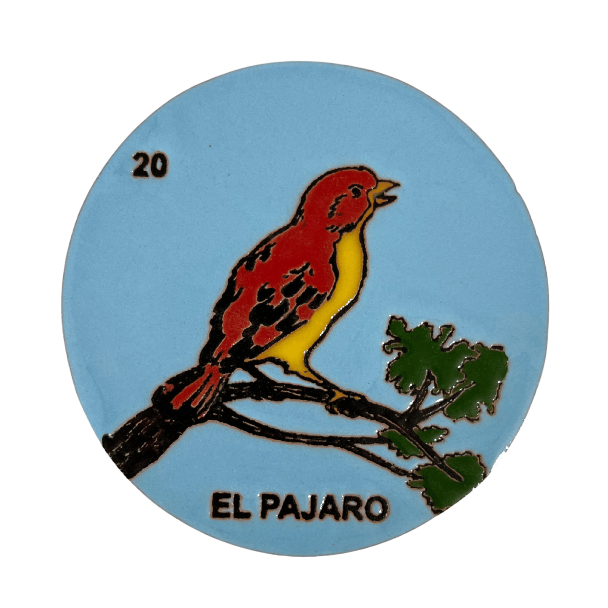 PORTAVASOS LOTERIA EL PAJARO