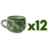TAZA CHOCOLATERA MEDIANA FONDO TRADICIONAL MIK VERDE BANDERA