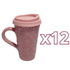 TERMO CON ASA 15 CM FONDO ROSA MIK ROSA