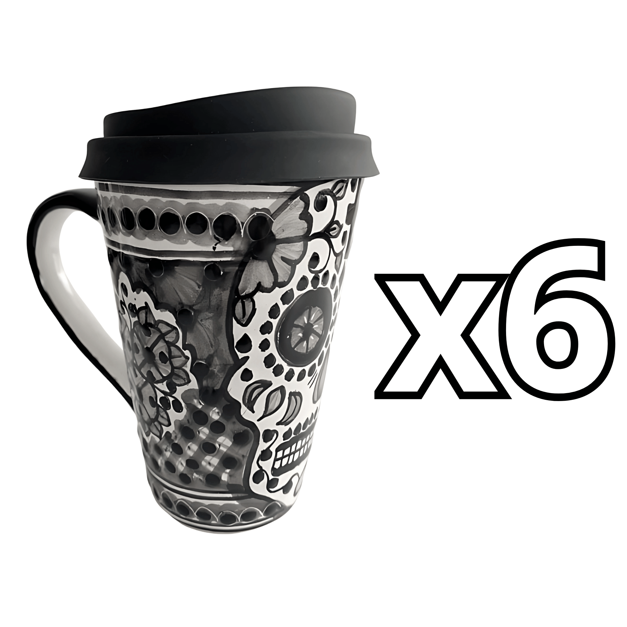 TERMO CON ASA 15 CM CALAVERA