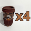 TERMO 15 CM SIN ASA FONDO CAFE MIK CAFE CHOCOLATE SAGRADO CORAZON CAFE