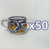 TAZA CHOCOLATERA MEDIANA FONDO TRADICIONAL MIK AZUL MARIPOSAS