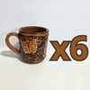 TAZA RECTA ESTANDAR FONDO CAFE MIK CAFE CHOCOLATE MARIPOSAS