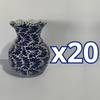 FLORERO ONDAS 17 CM FONDO TRADICIONAL MIK AZUL COBALTO