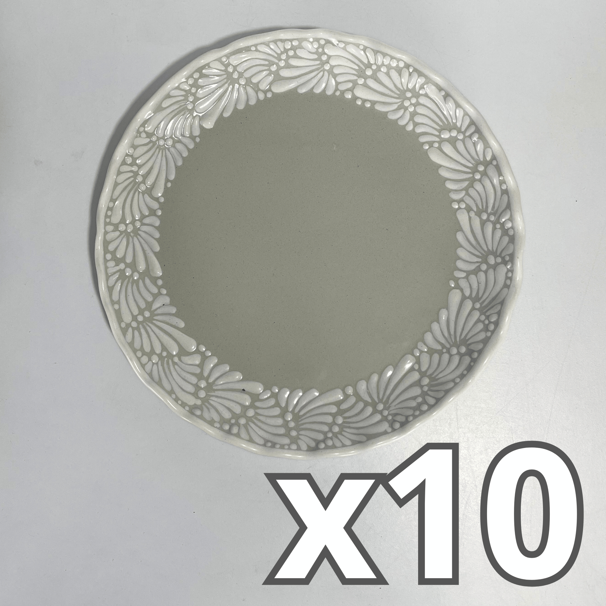 PLATO ONDULADO FONDO TRADICIONAL MIK CENEFA BLANCO