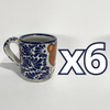 TAZA RECTA ESTANDAR FONDO TRADICIONAL MIK AZUL COBALTO OSITO MOÑO