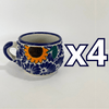 TAZA CHOCOLATERA MEDIANA VERSION GIRASOL ESTILO MIK
