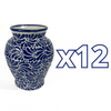 FLORERO JARRON FONDO TRADICIONAL MIK AZUL COBALTO