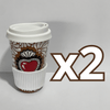 TERMO 15 CM SIN ASA FONDO CAFE MIK BLANCO SAGRADO CORAZON