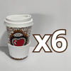 TERMO 15 CM SIN ASA FONDO CAFE MIK BLANCO SAGRADO CORAZON