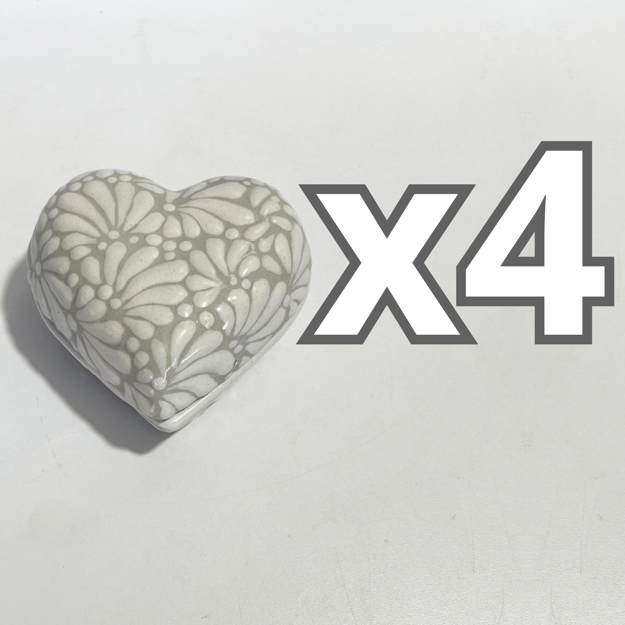 ALHAJERO GRANDE FORMA DE CORAZON FONDO TRADICIONAL MIK BLANCO