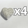 ALHAJERO GRANDE FORMA DE CORAZON FONDO TRADICIONAL MIK BLANCO