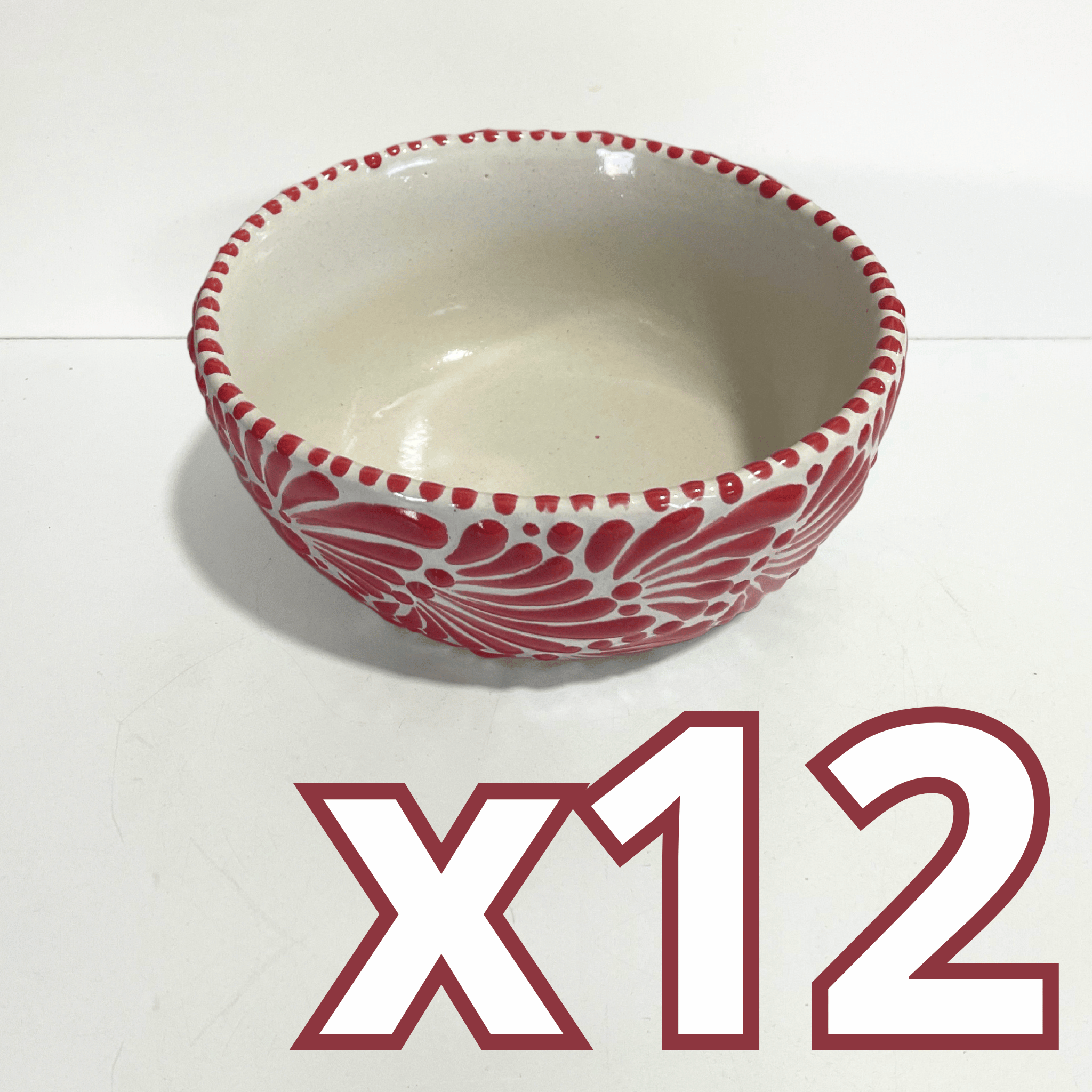 TAZON 15 CM FONDO TRADICIONAL MIK ROJO