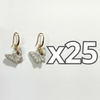 ARETES MARIPOSA FONDO TRADICIONAL DECORADO BLANCO