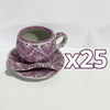 SET 3 PIEZAS CHOCOLATERA GRANDE FONDO TRADICIONAL MIK MORADO