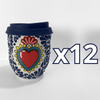 TERMO BOLITA FONDO BLANCO MIK AZUL COBALTO SAGRADO CORAZON