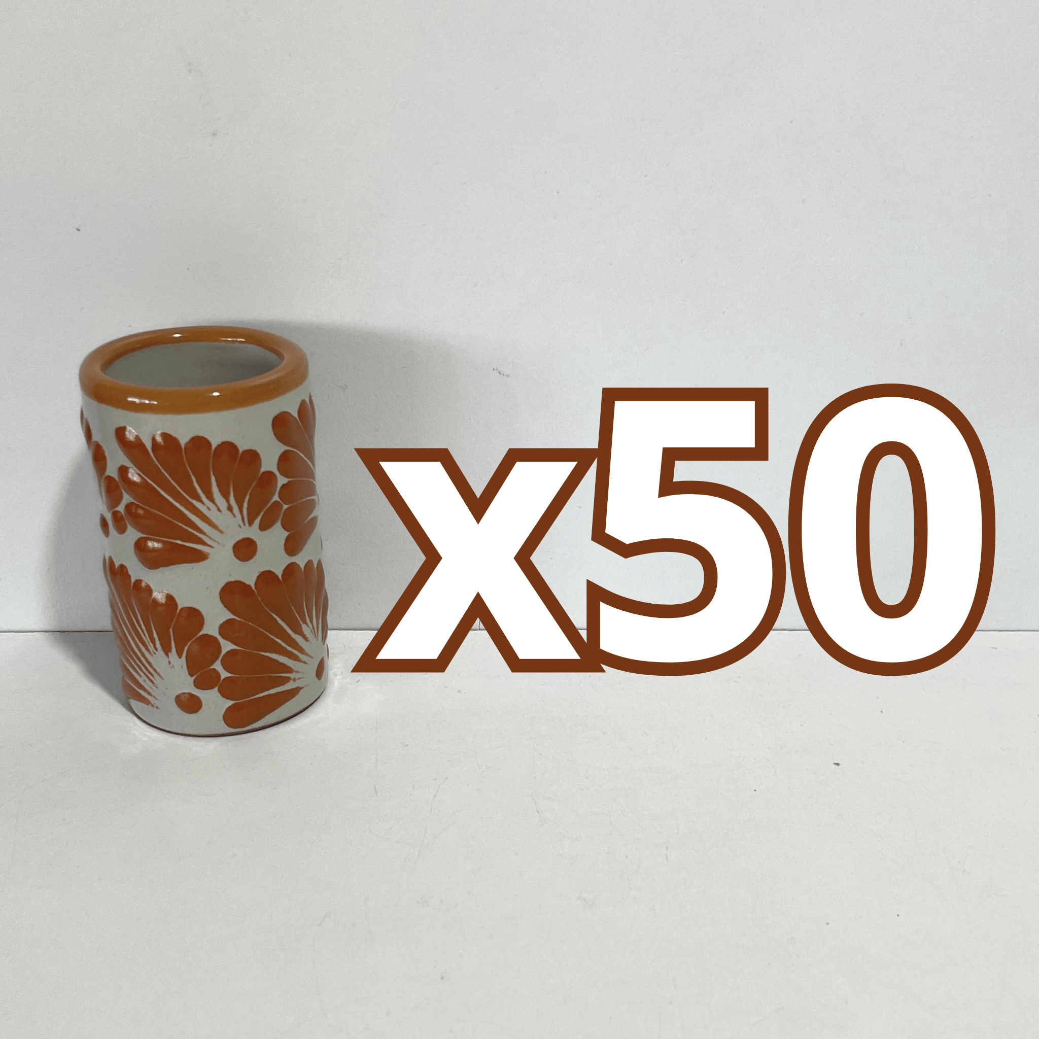 TEQUILERO NO PERSONALIZADO FONDO TRADICIONAL DECORADO TERRACOTA
