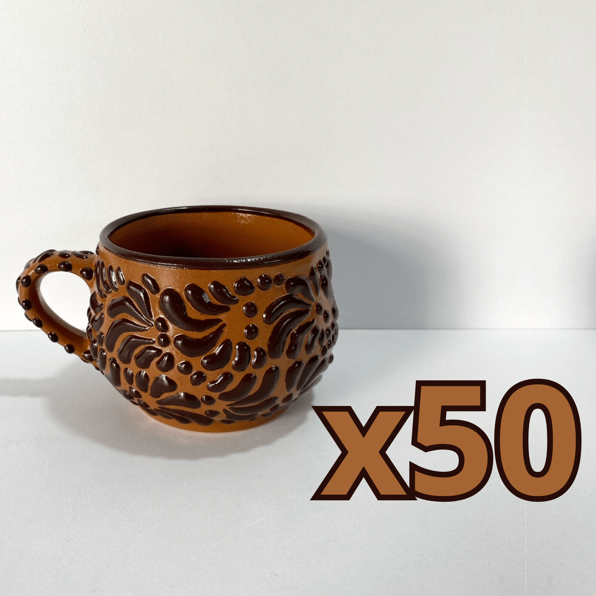 TAZA CHOCOLATERA MEDIANA FONDO CAFE CHOCOLATE MIK