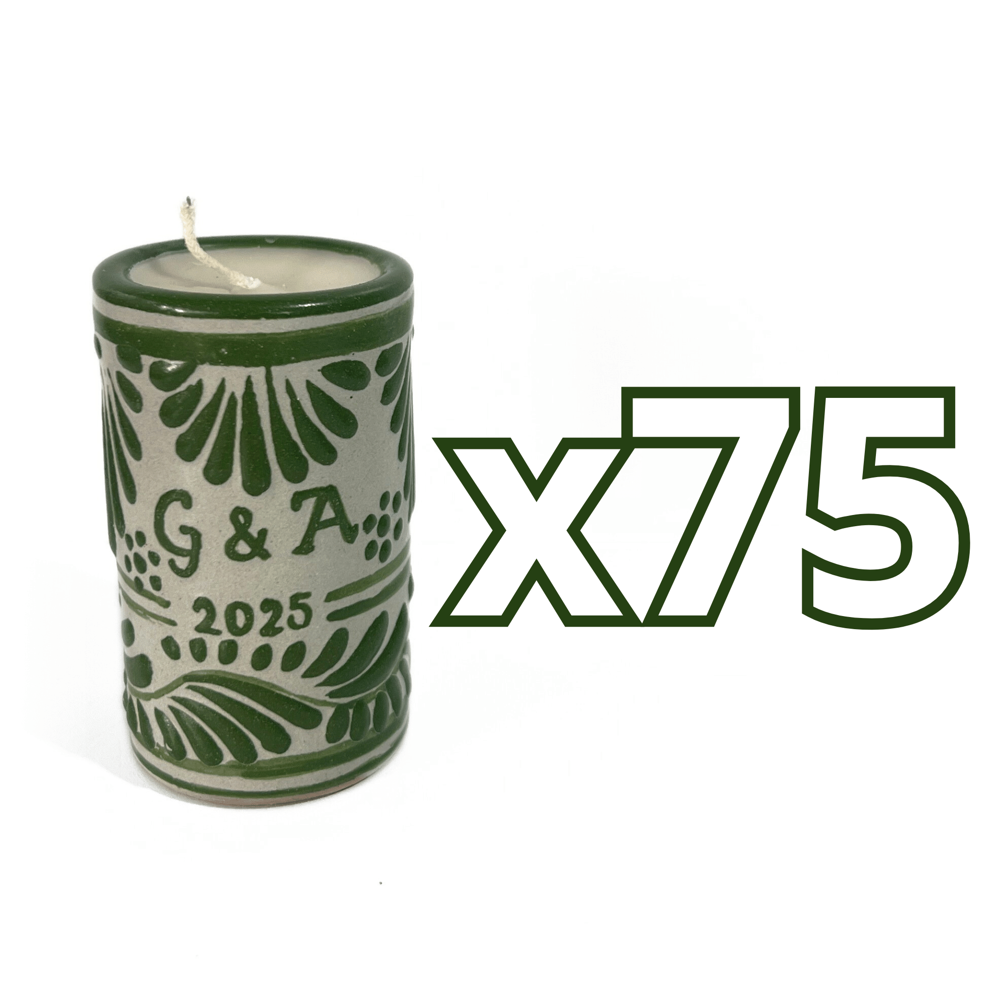 TEQUIVELA 8 CARACTERES FONDO TRADICIONAL CENEFA VERDE BANDERA PERSONALIZADA