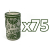 TEQUIVELA 8 CARACTERES FONDO TRADICIONAL CENEFA VERDE BANDERA PERSONALIZADA