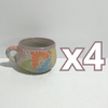 TAZA CHOCOLATERA MEDIANA MIK COLORES PASTEL